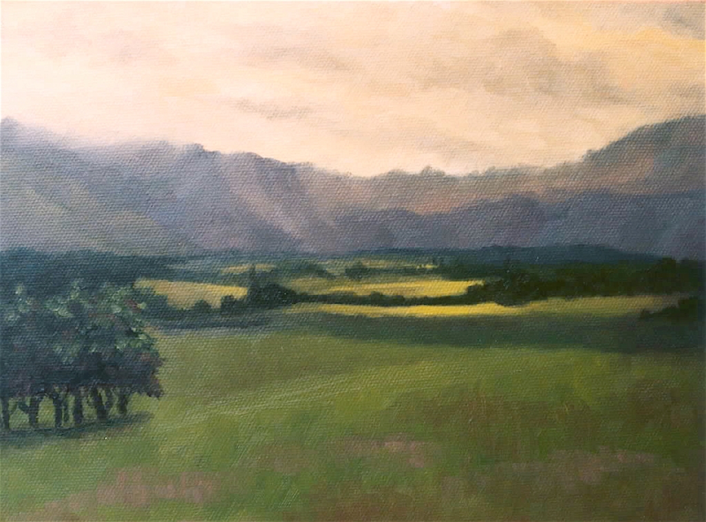 Wailua Plains - oil on canvas